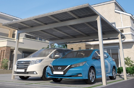 発電するカーポートで時代を先取り!
